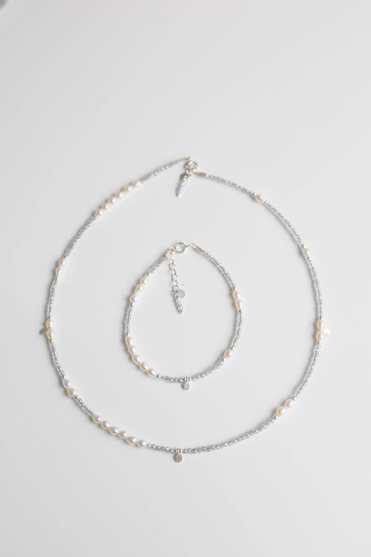 Heiress Set - Blue - Sterling Silver