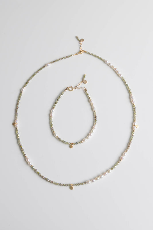 Heiress Set - Green - 14k Gold Filled