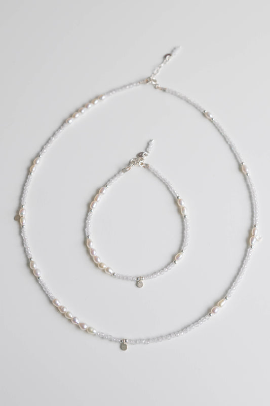 Heiress Set - White - Sterling Silver