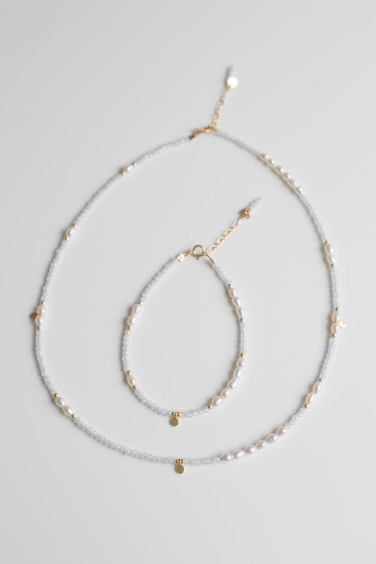 Heiress Set - White - 14k Gold Filled