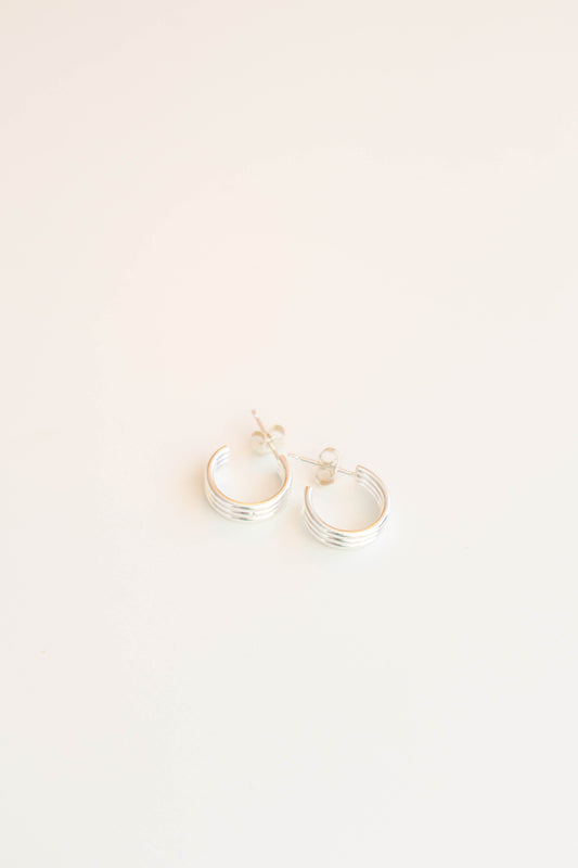 Socialite Hoop - Sterling Silver