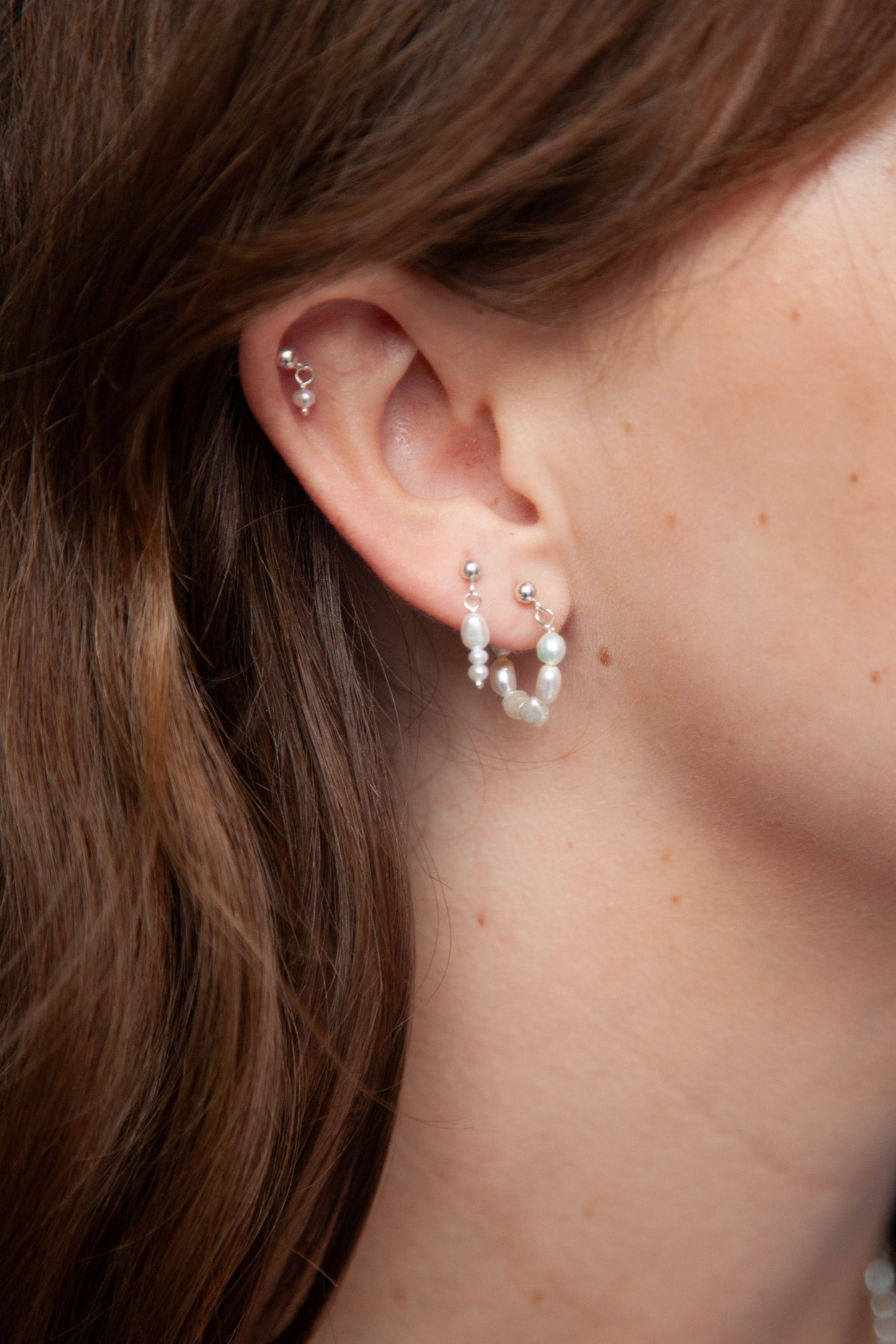 Billie Freshwater Pearl Drop - Sterling Silver