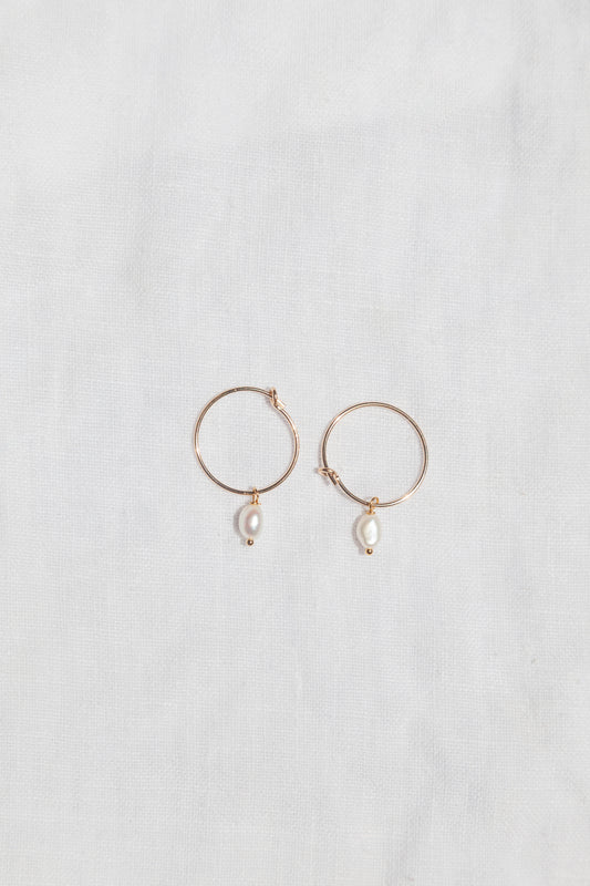 Emelia classic hoop - 14k Gold Filled
