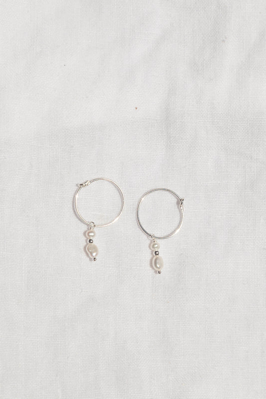 Ellamay classic hoop - Sterling Silver