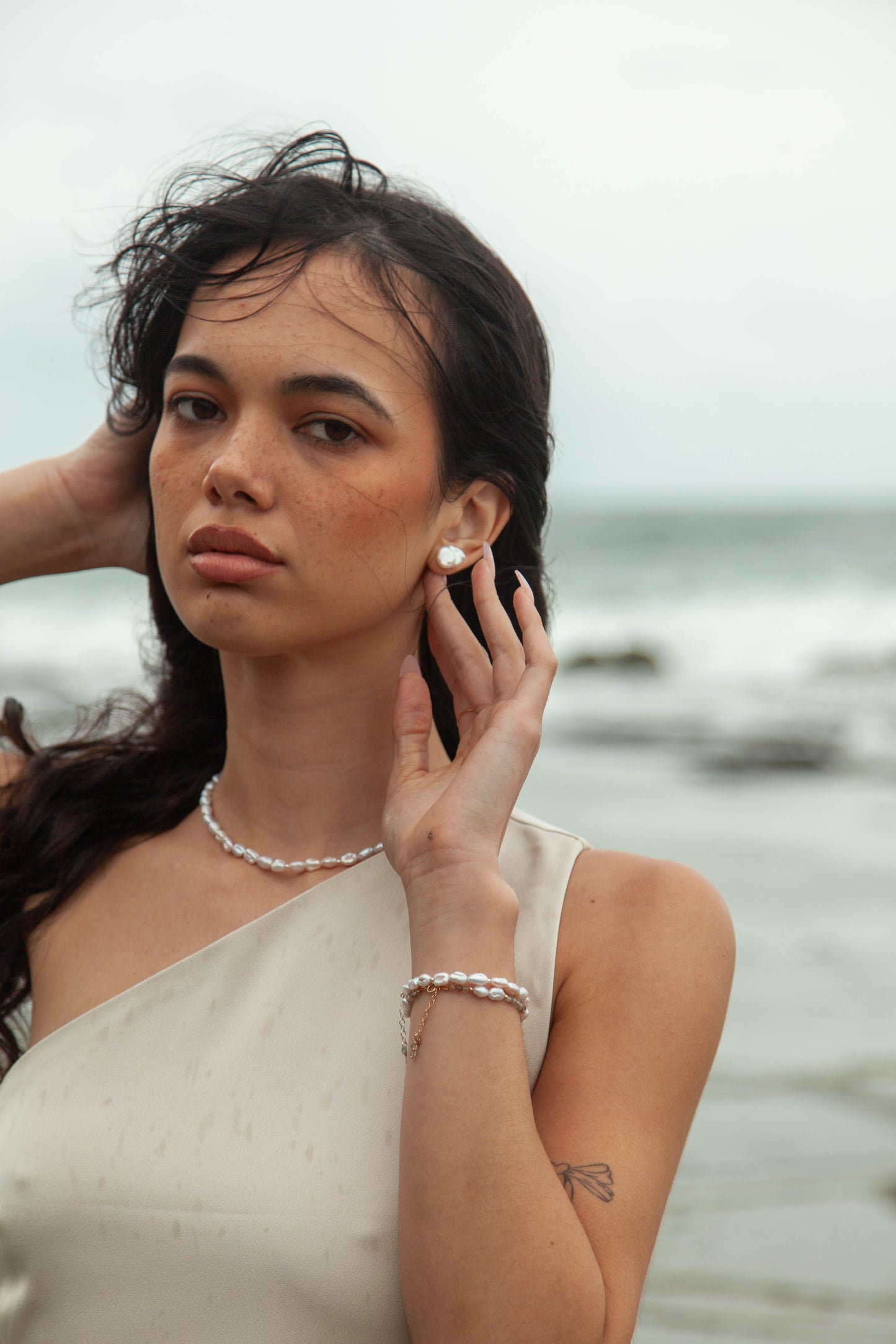 Azure Studs - from the Mutiara Collection