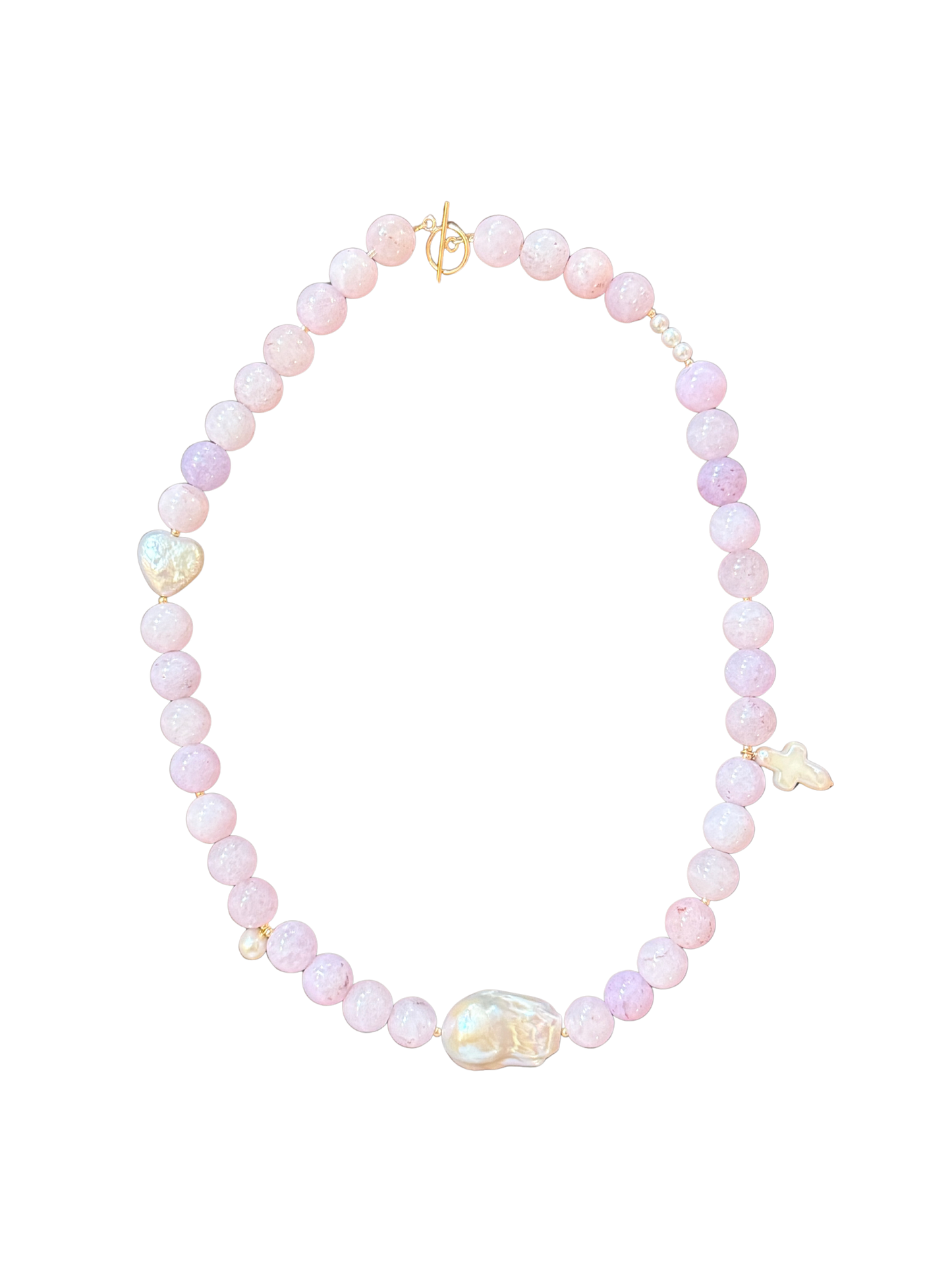Lavender Kunzite Chunky Necklace