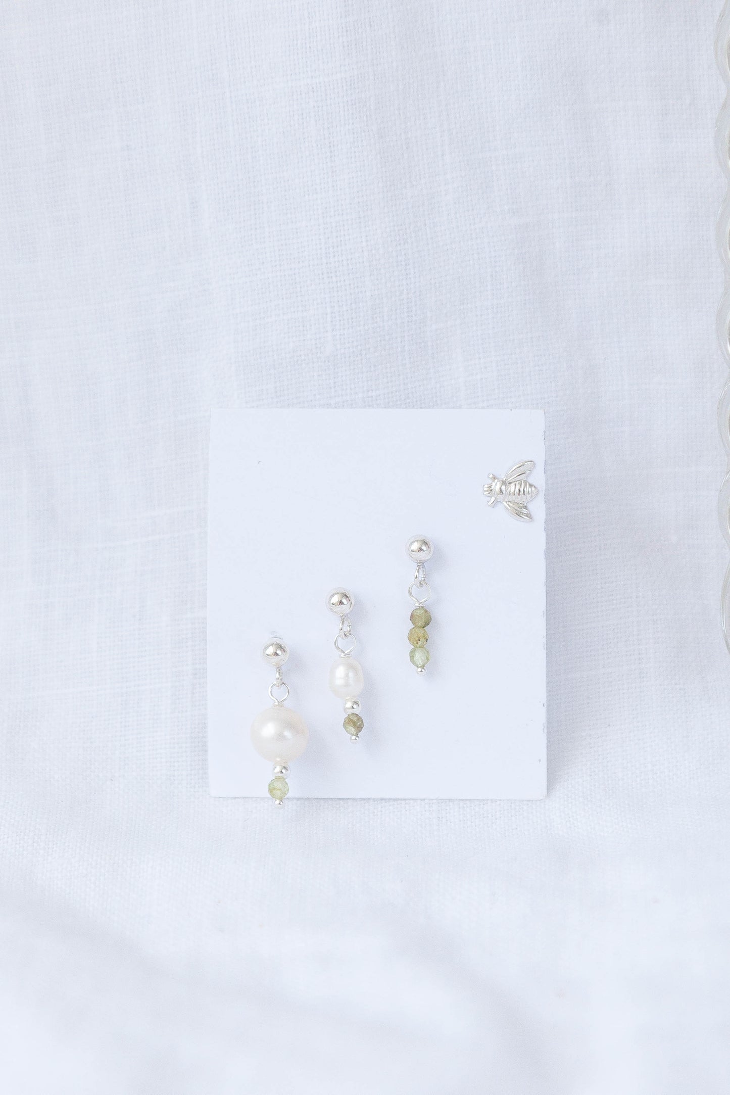 Sterling silver ear stack 0.4