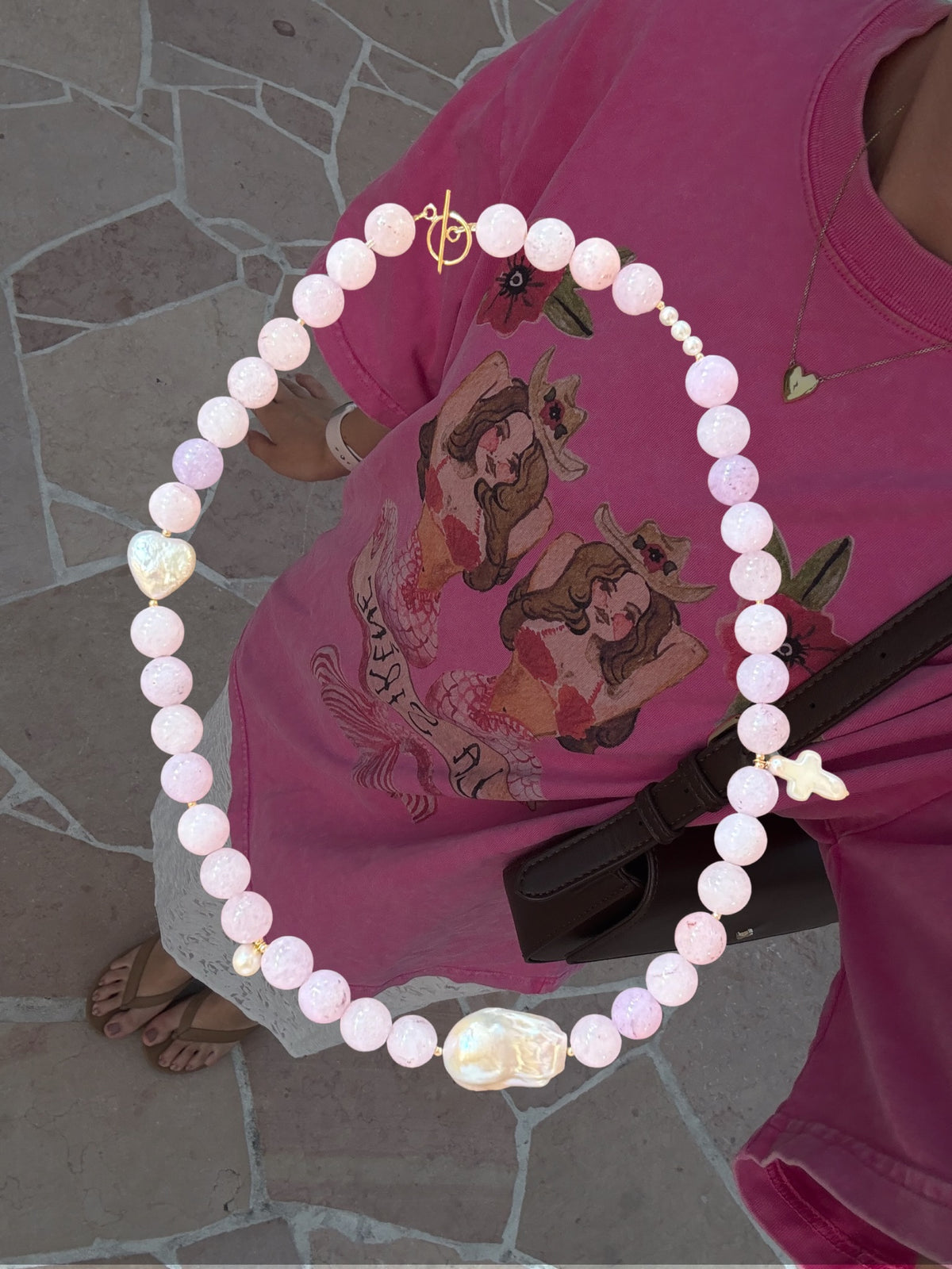 Lavender Kunzite Chunky Necklace