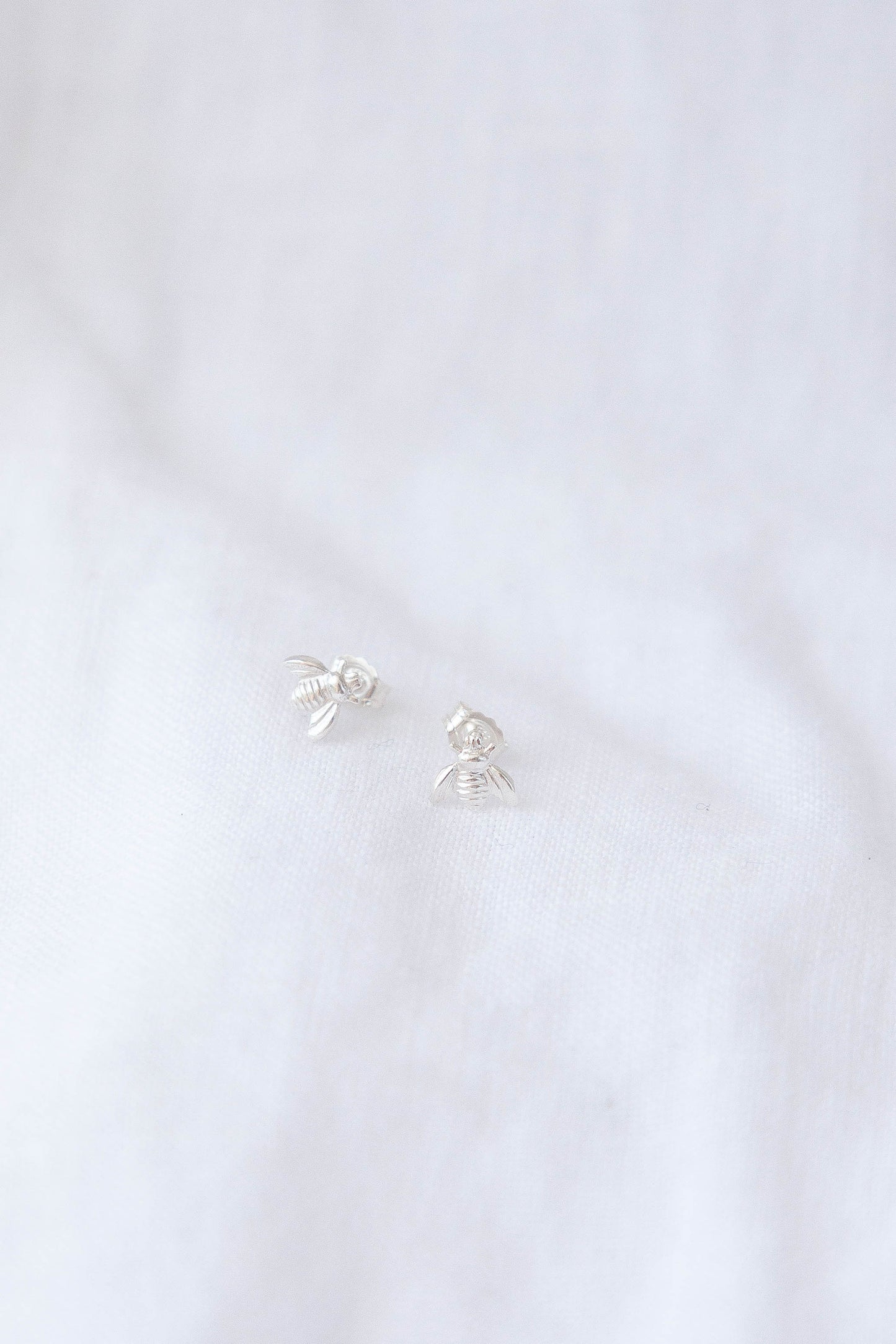 Bumble Bee studs - Sterling Silver