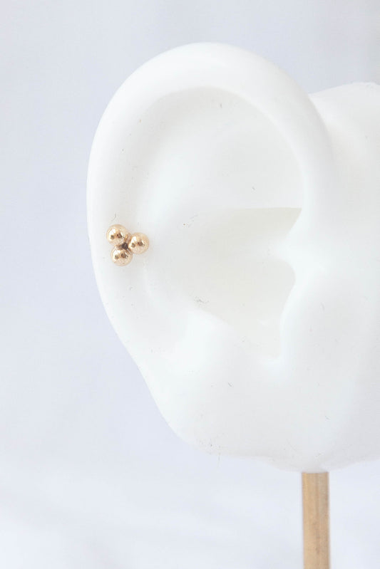 Tri Studs - 14k Gold Filled