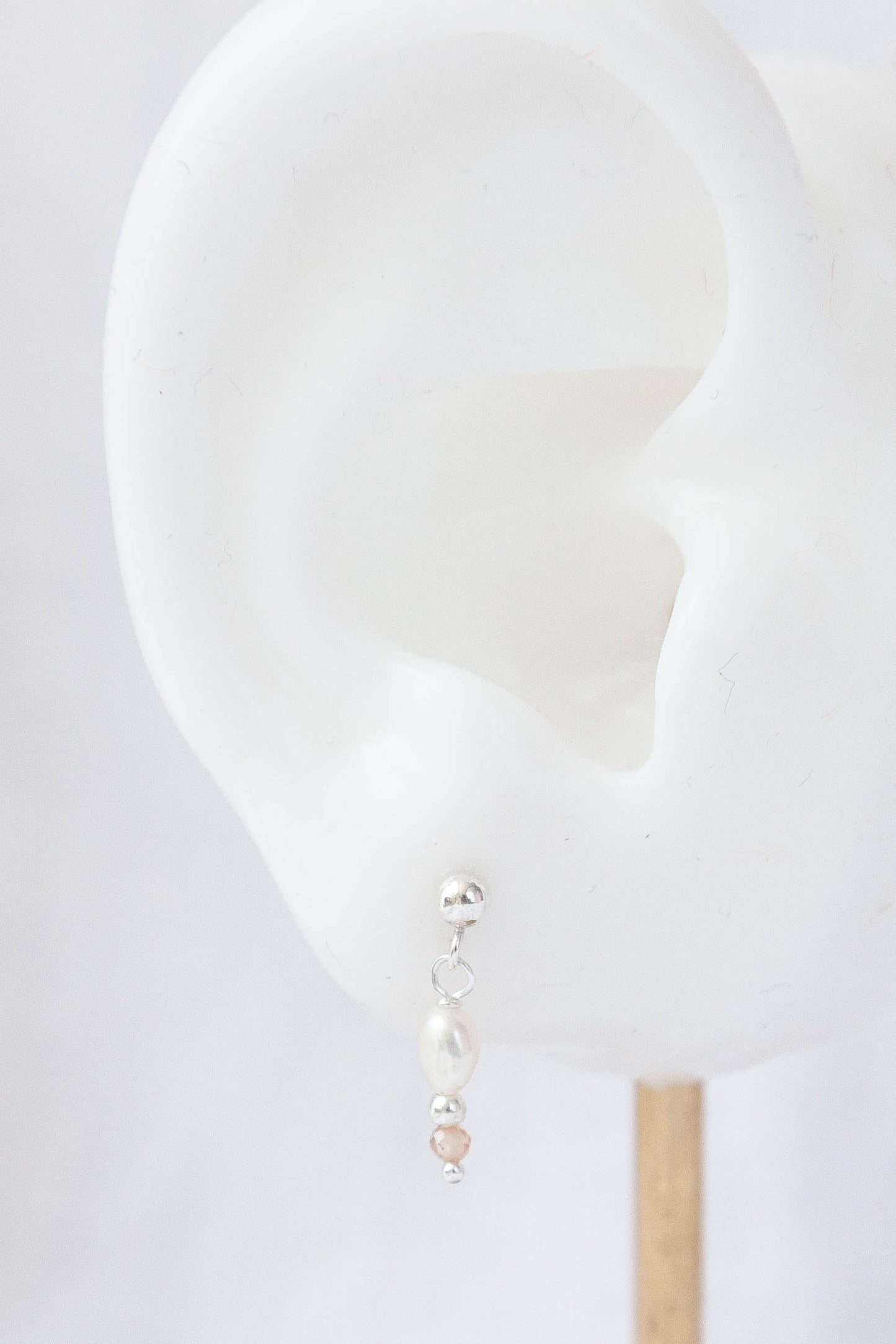 Luna Freshwater Pearl Drop - Sterling Silver