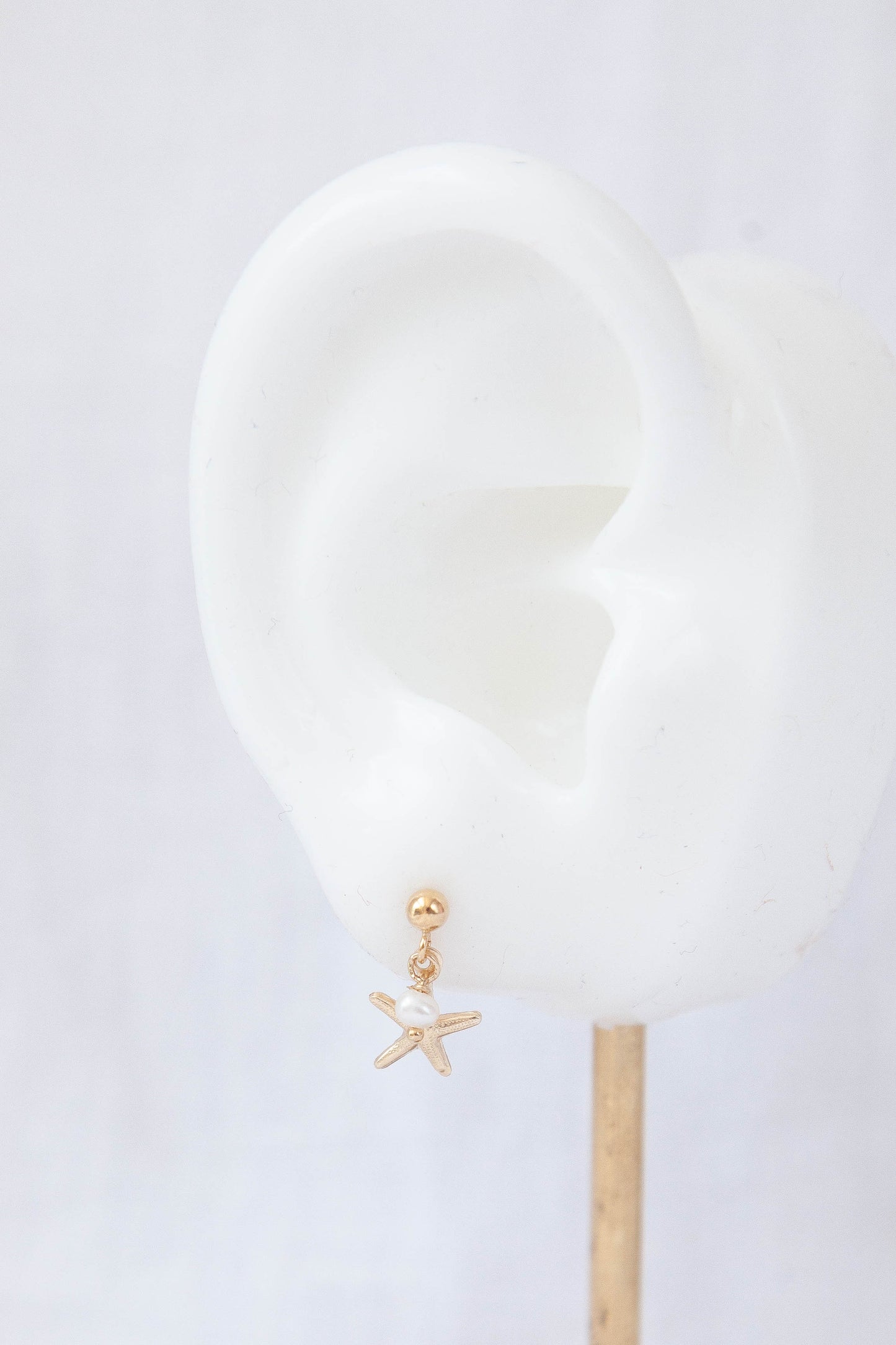 Pearl Starfish Drop - 14k Gold Filled
