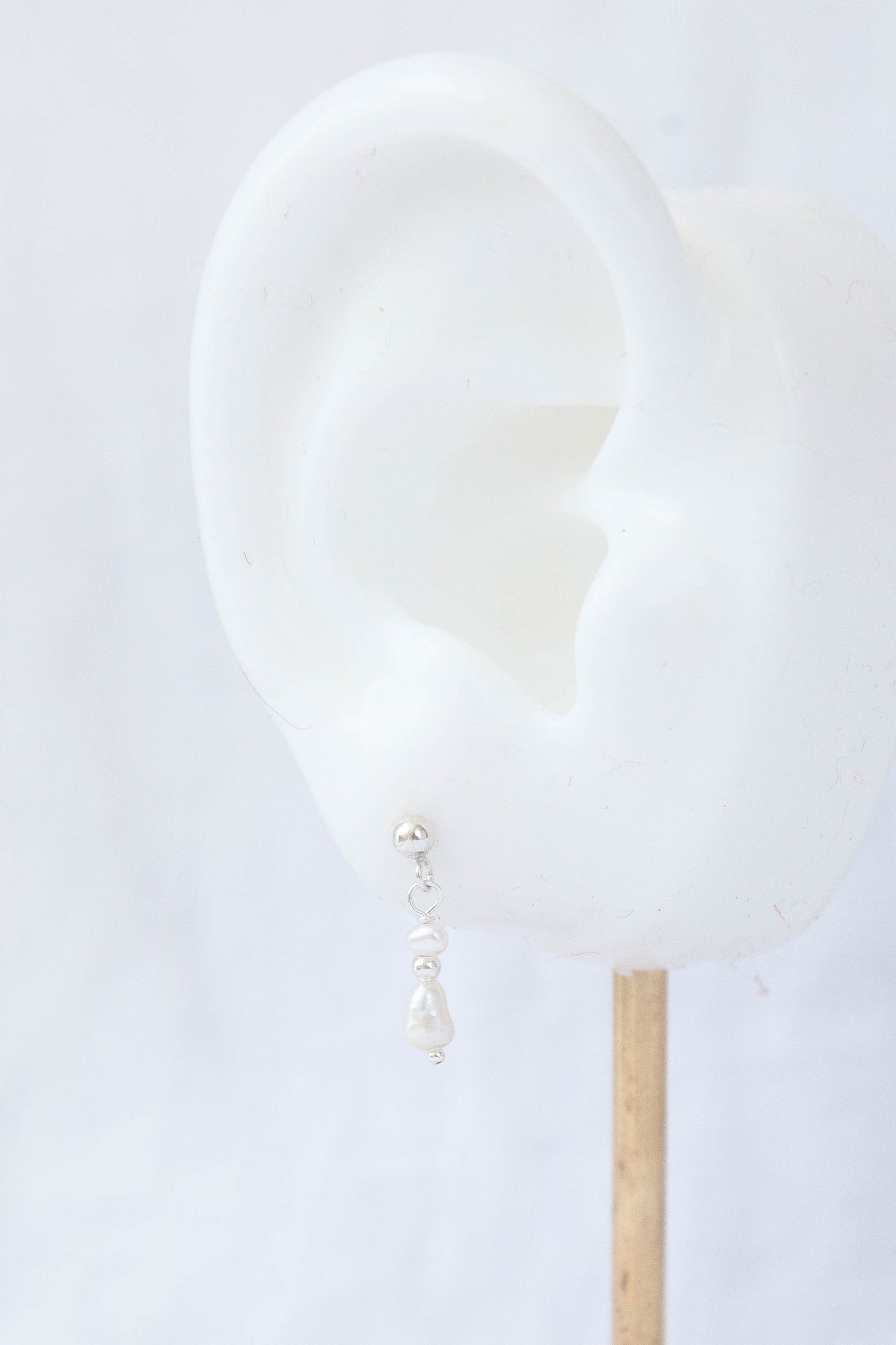 Allie Freshwater Pearl Drop - Sterling Silver