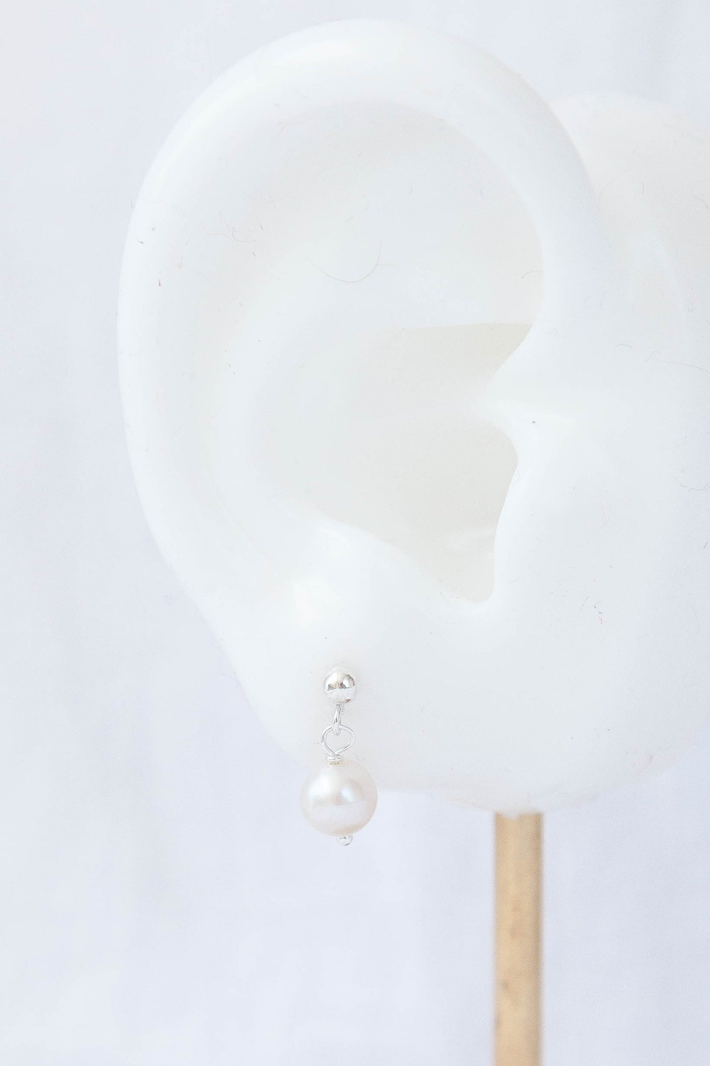 Andie Freshwater Pearl Drop - Sterling Silver