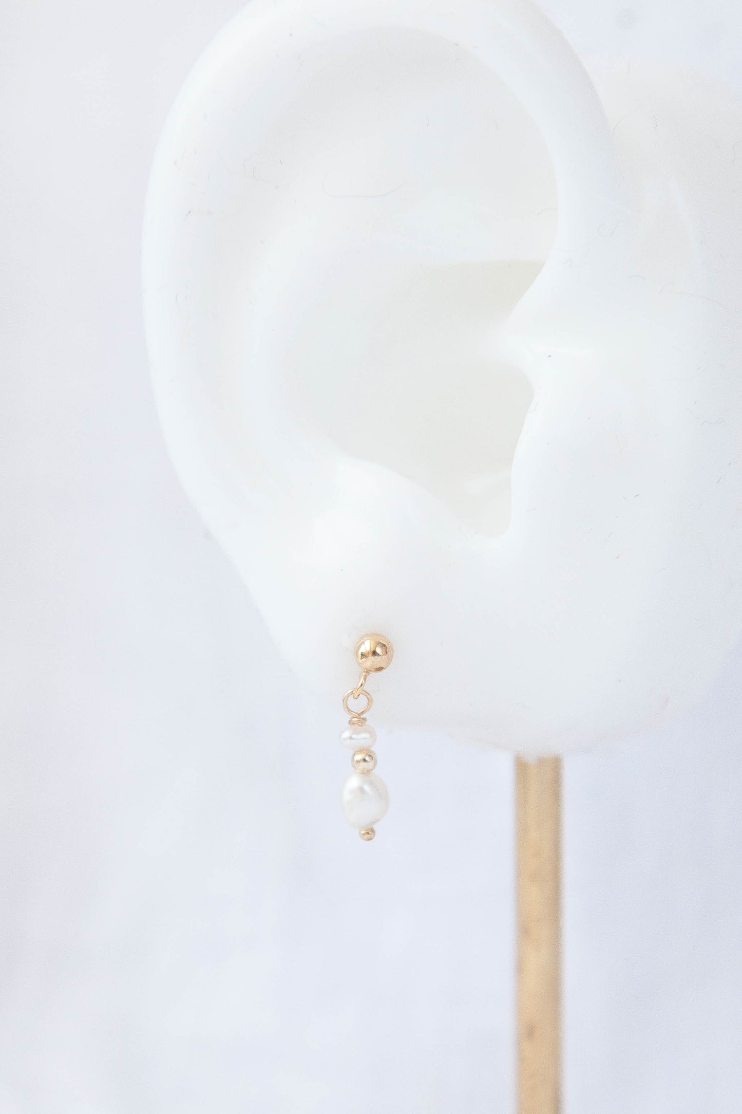 Allie Freshwater Pearl Drop - 14k Gold Filled