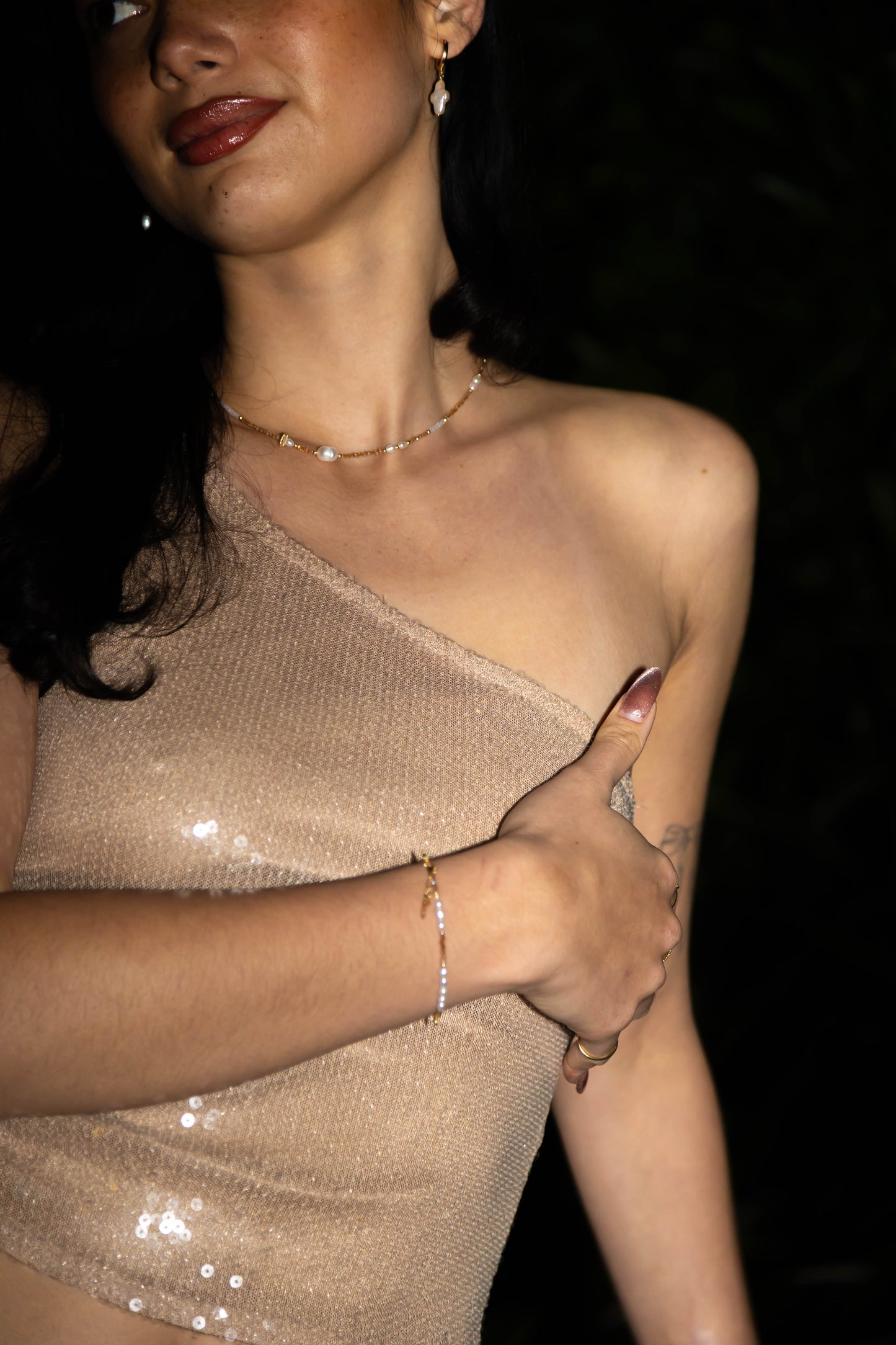Satelite Set - Amber - 14k Gold Filled