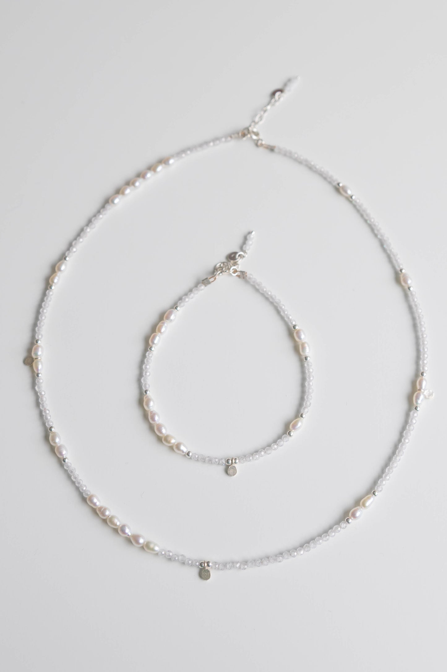 Heiress Set - White - Sterling Silver