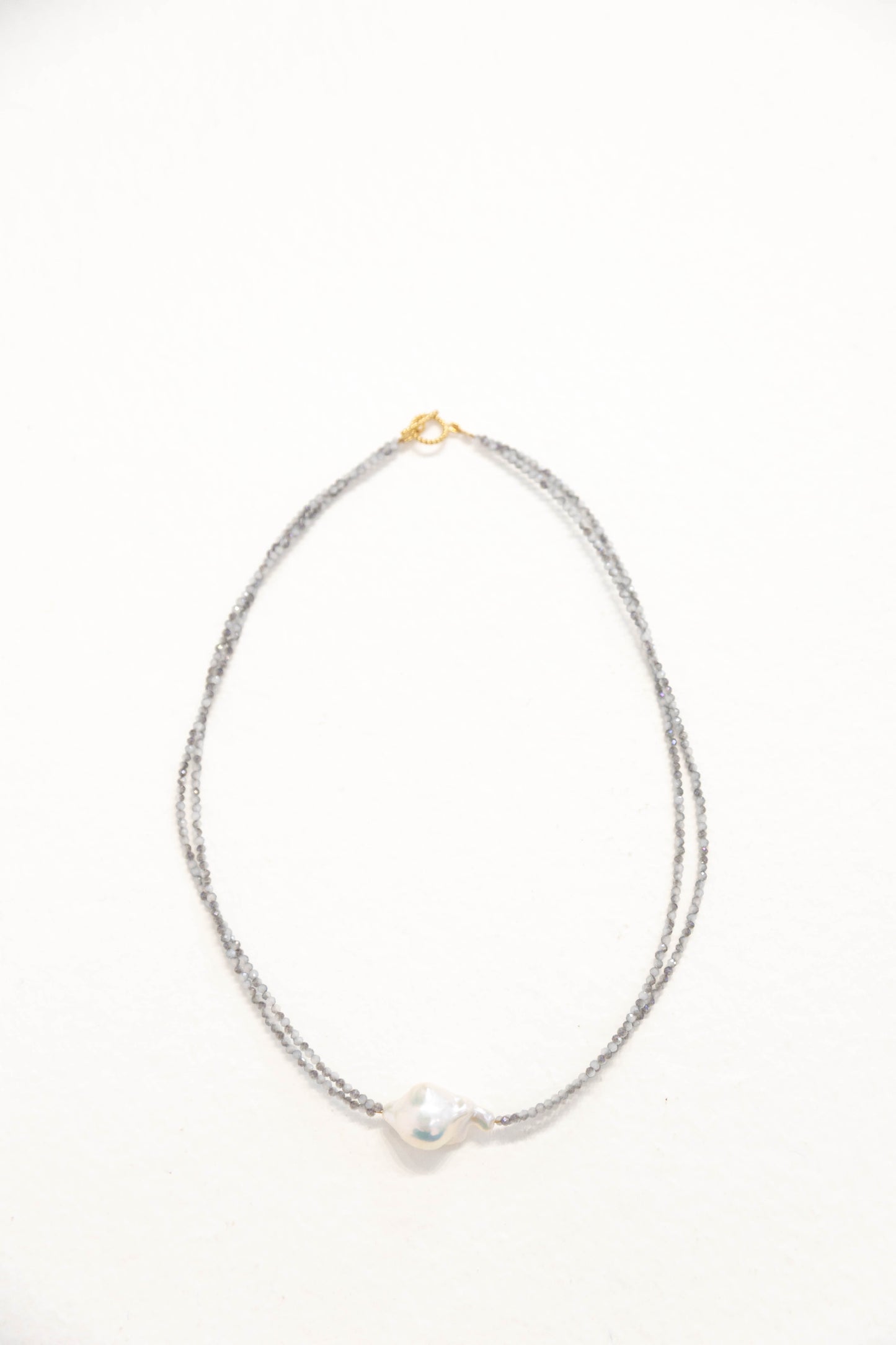 Baroque Pearl Double Strand Necklace
