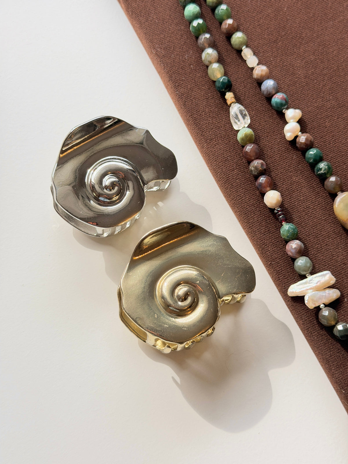 Soleil Hair Clip Silver