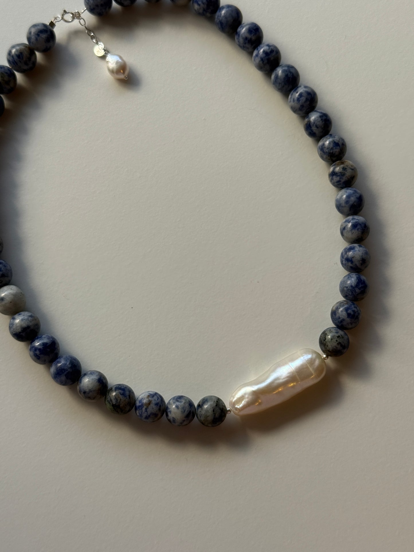 River Chunky Necklace - Sodalite
