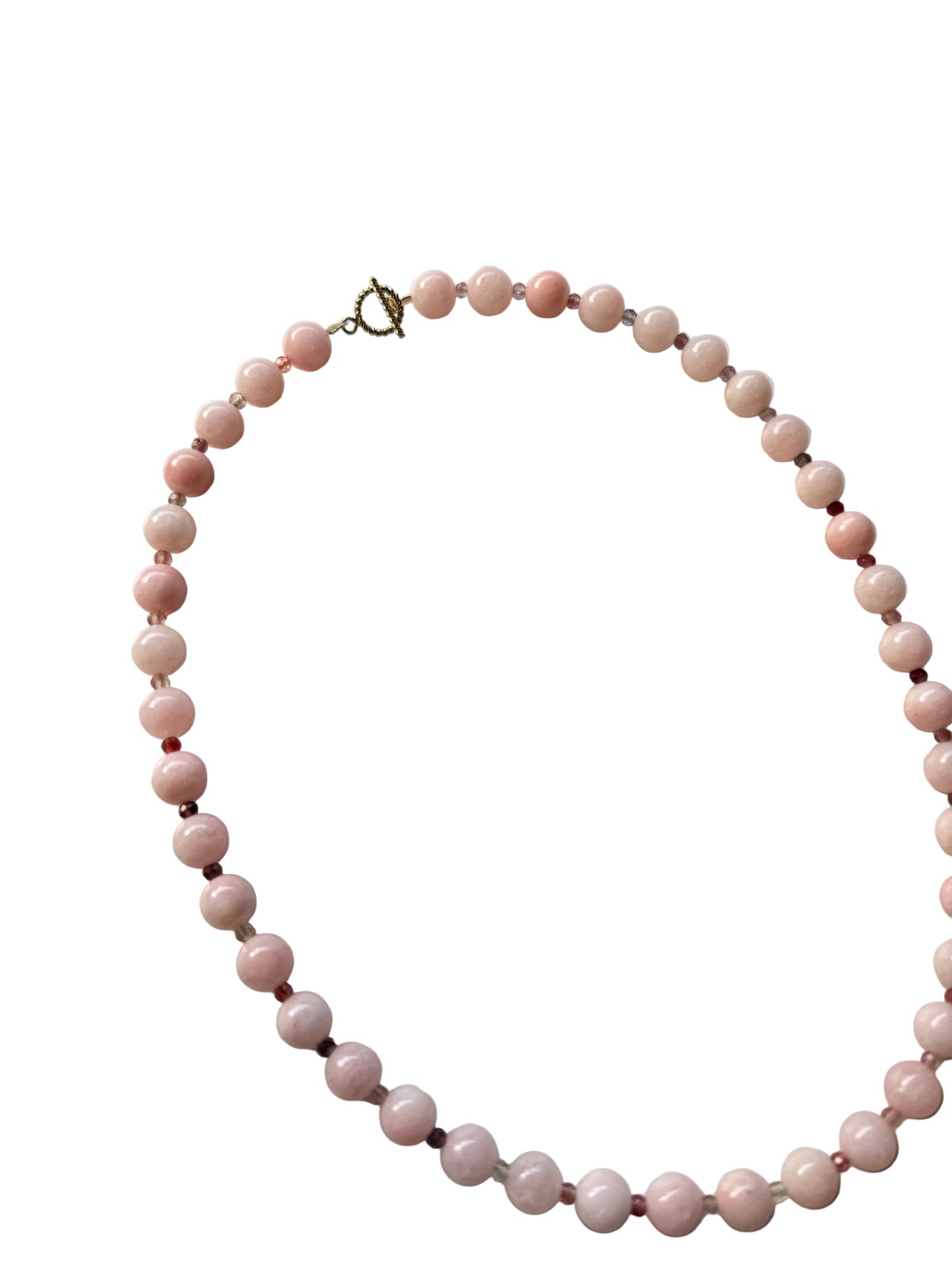 Sora Necklace - Pink Quartz