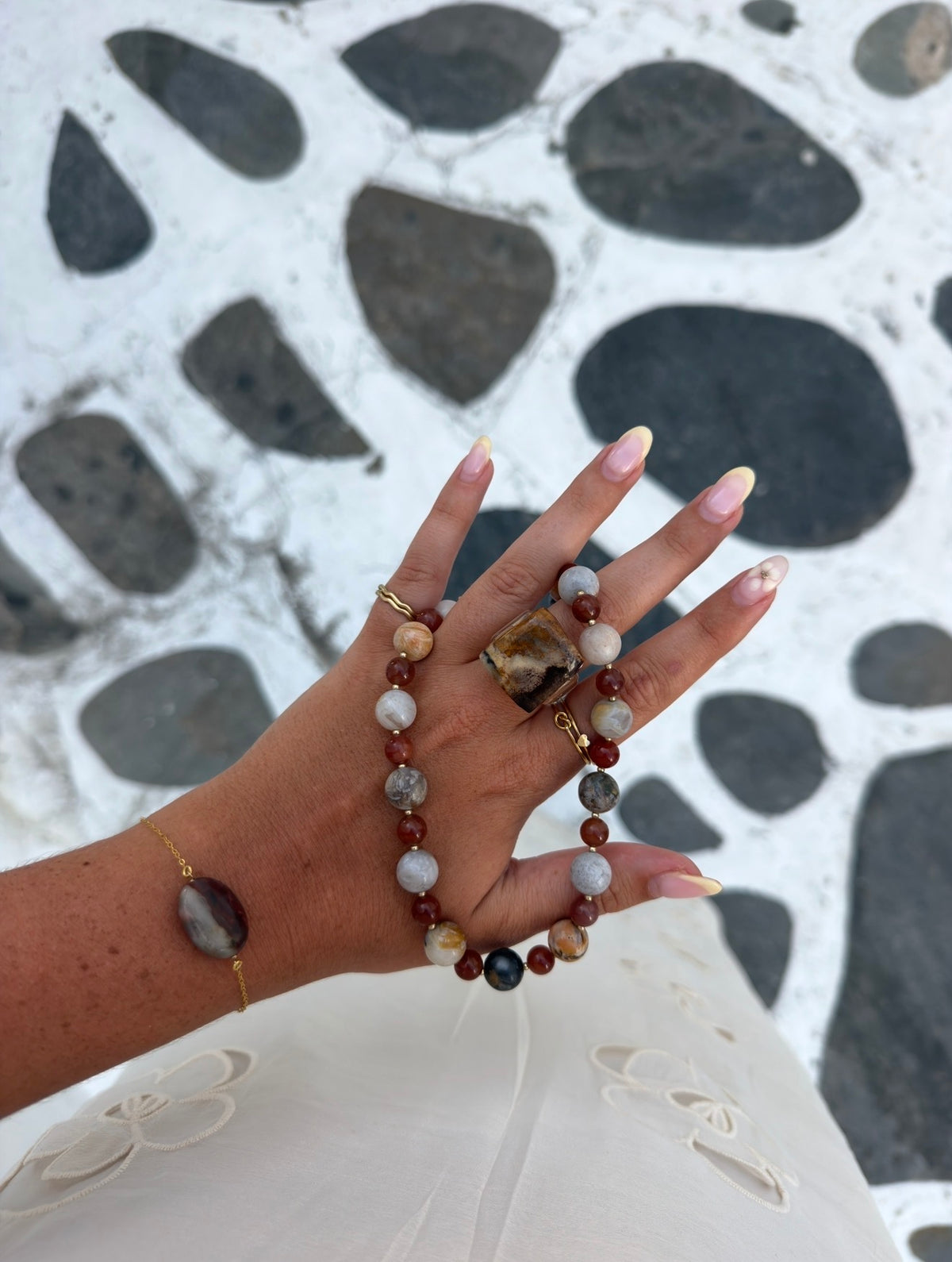Elodie Agate Ring